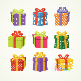 背景图eps文件模板圣诞礼物