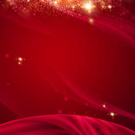 红色星光背景