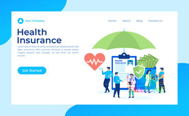 网页设计公司图片模板2.5d