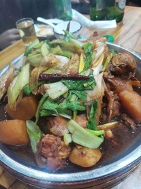 大盘鸡美食