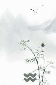 中国风 水墨 喜庆背景图片