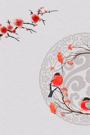 中国风 水墨 喜庆背景图片