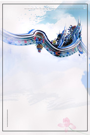 中国风 水墨 喜庆背景图片