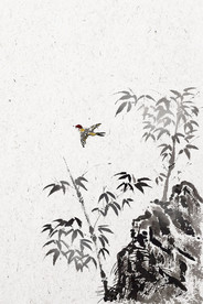 中国风 水墨 喜庆背景图片