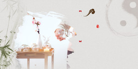 中国风 水墨 喜庆背景