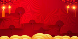 中国风 水墨 喜庆背景