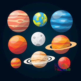 卡通星球行星