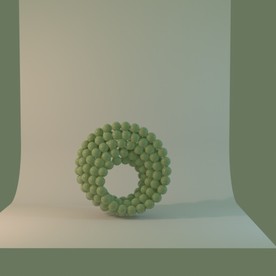 C4D 模型摄影棚产品场景布光