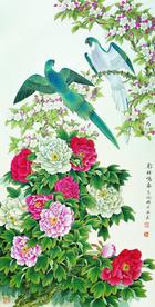 牡丹国画
