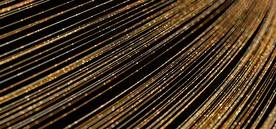 黑金C4D立体光线粒子背景