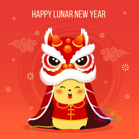 新年快乐矢量图