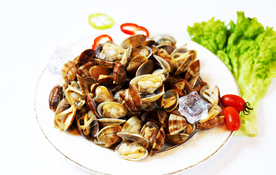 炒花甲炒螺蛳