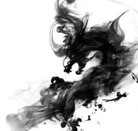 水墨龙