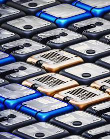 C4D模型电路硬件芯片装备