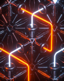 C4D模型电焊焊接零件设备