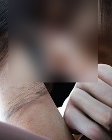 C4D模型女孩侧脸面部