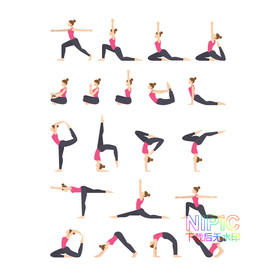 瑜伽yoga瑜珈动作