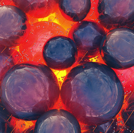 C4D模型火球橡胶硅胶软珠子