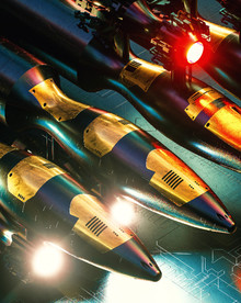 C4D模型火箭弹头