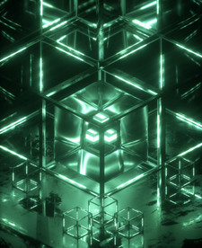 C4D模型设备空间晶格结构