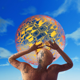 C4D模型天空光头人体球体信息