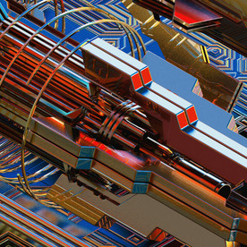 C4D模型设备零件仪器结构