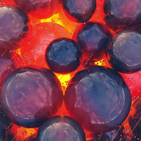 C4D模型火球球体珠子