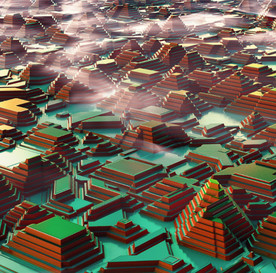 C4D模型金属表面纹理质感