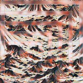 C4D模型山体几何山