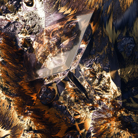 C4D模型山体玻璃盒子方块