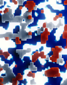 C4D模型 拼图颗粒马赛克