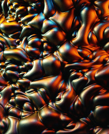 C4D模型 融化的金属液体表面