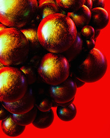 C4D模型金属球体圆珠子