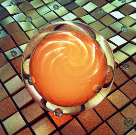 C4D模型球体玻璃水珠球体