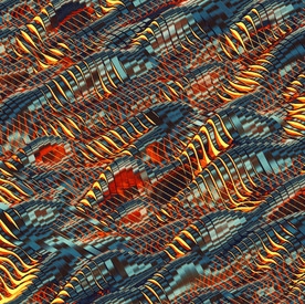 C4D模型 带状流体波浪液体