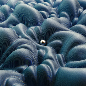 C4D模型金属布纹质感表面