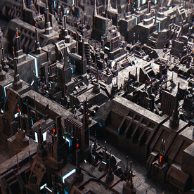 C4D模型设备零件仪器结构表面