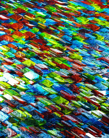 C4D模型塑料片背景