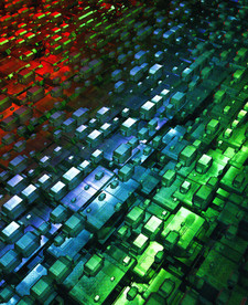 C4D模型方块 背景