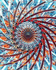 C4D模型机械抽象花朵