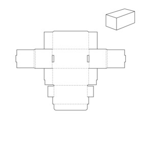 纸盒刀模模切结构设计啤位图片