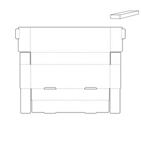 纸盒刀模模切结构设计啤位图片