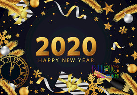 新年快乐矢量图