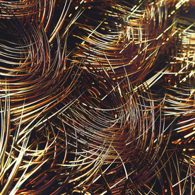 C4D模型金属铁丝背景