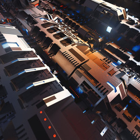 C4D模型设备零件仪器结构表面