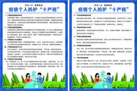 防疫制度牌