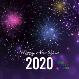 新年快乐矢量图