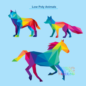lowpoly动物