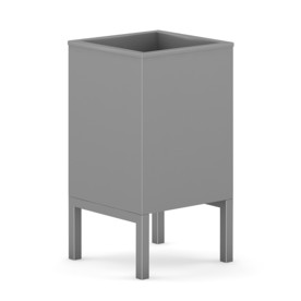 C4D模型公共路边垃圾桶箱方形