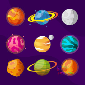 卡通星球行星